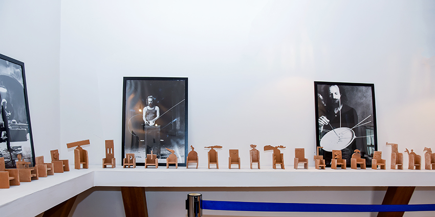 Esposizione nell'ambito della mostra